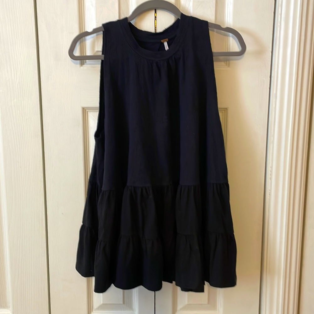Free People baby doll shirt.